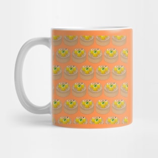 Dim Sum Funky Hong Kong Street Food Bright Orange - Pop Art Mug